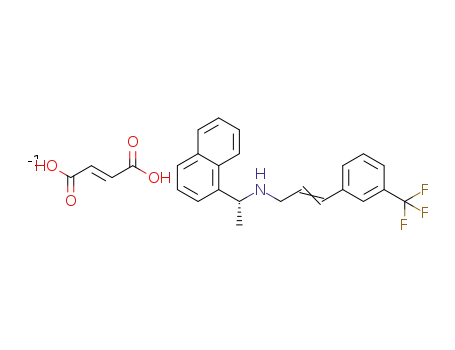 N-[(1R)-1-(naphthalen-1-yl)ethyl]-3-[3-(trifluoromethyl)phenyl]prop-2-en-1-amine fumarate