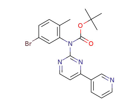 5-bromo-2-methylphenyl(4-(pyridin-3-yl)pyrimidin-2-yl)-carbamic acid tert-butyl ester